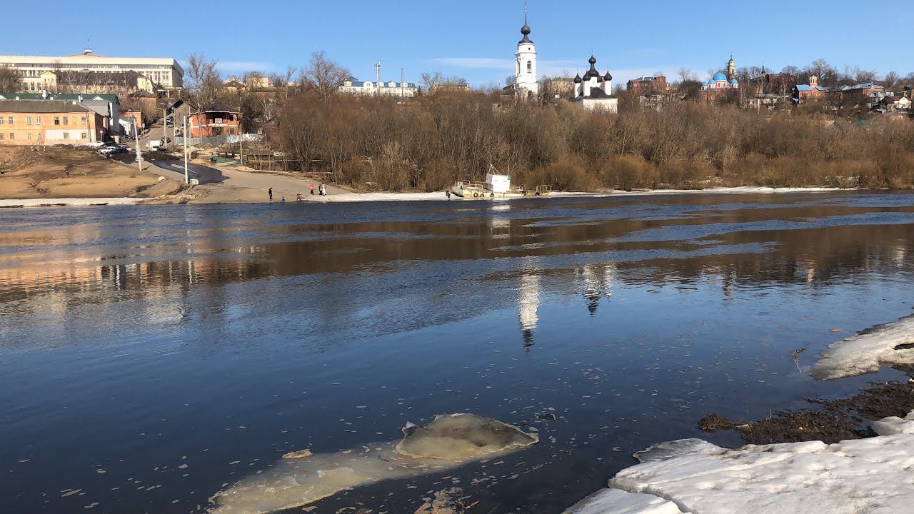 РЕКА ОКА / ЛЁД УШЁЛ ВОДА УШЛА / Когда разлив??? смотреть онлайн