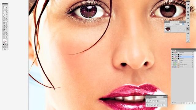 How to Create Eyes with Gradient Mesh Tool in Adobe Illustrator (tutorial) смотреть онлайн