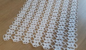 Вязание крючком: Цветочный узор для создания палантинов, шарфов и шалей