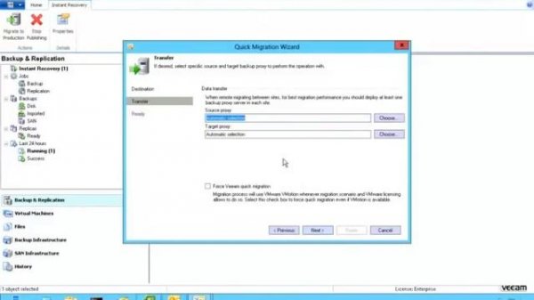 Veeam Backup Replication 65 Quick Migration