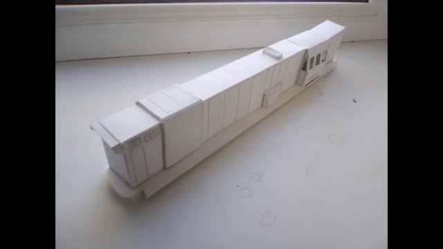 Модель тепловоза ЧМЭ5-0003 из бумаги ( картона). Часть 1 смотреть онлайн