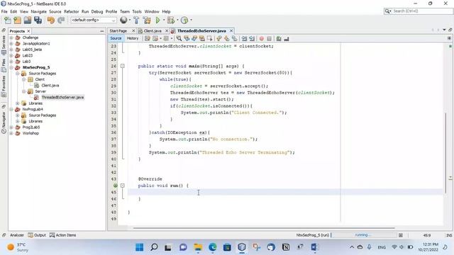 [English] - Client / Threaded Server - Socket Programming - Network Programming смотреть онлайн