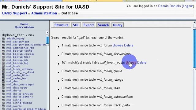 Tutorial phpMyAdmin and Moodle Searching for Binaries in Forums смотреть онлайн
