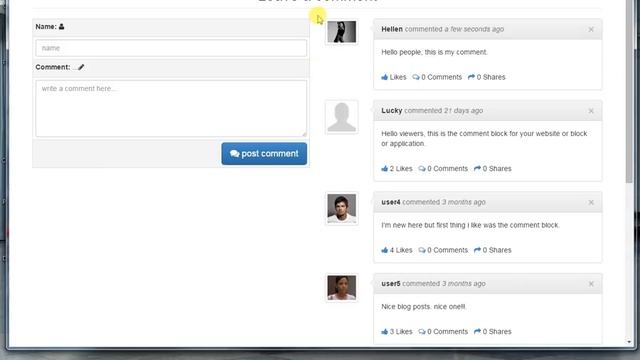 Comments system смотреть онлайн