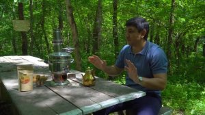 Как пользоваться турецким самоваром на дровах.
