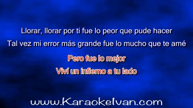 Alejandro Fernandez - Te Olvidé (KARAOKE) смотреть онлайн