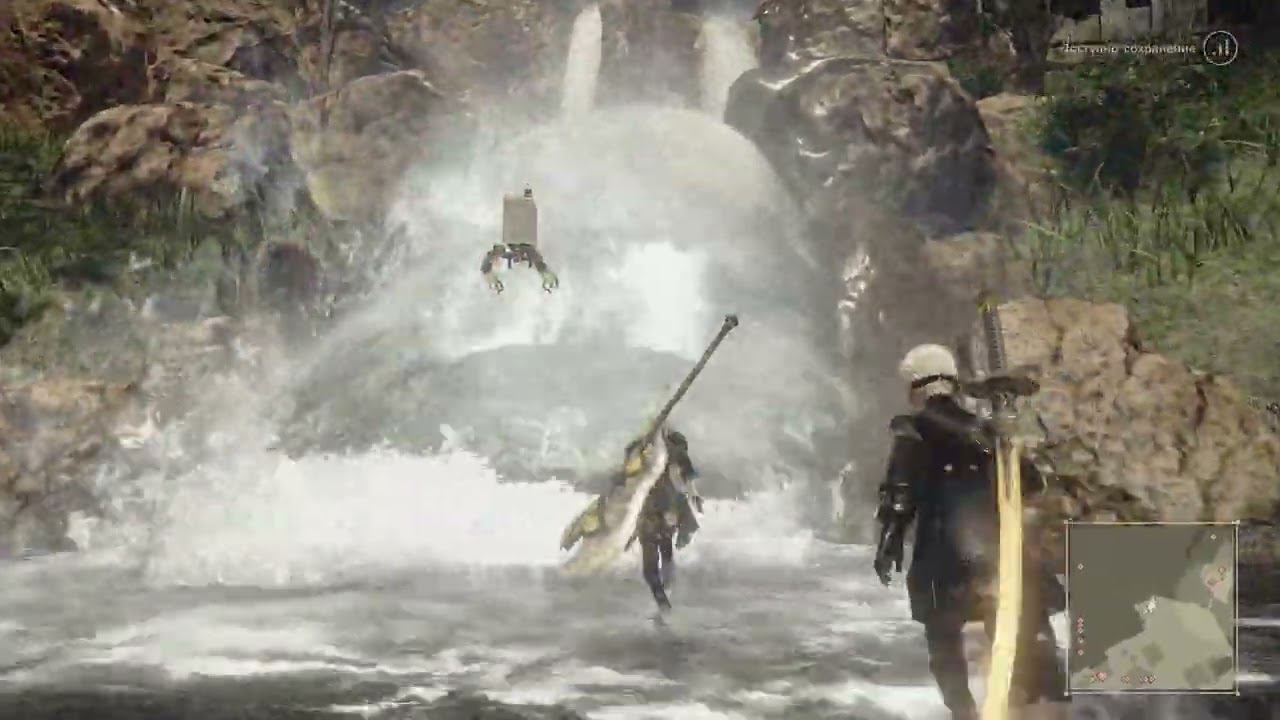 NieR: Automata [RUS, без комментариев]. Часть 8: Поиски инопланетян.