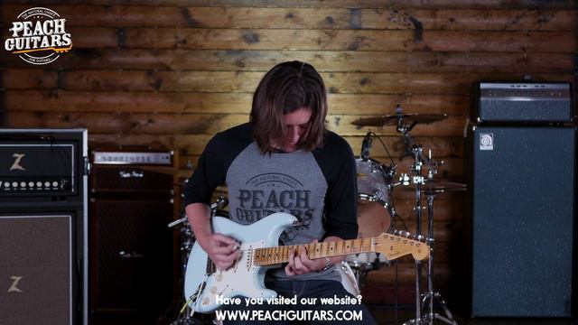 Fender Custom Shop Limited '57 Strat Journeyman Aged Sonic Blue смотреть онлайн