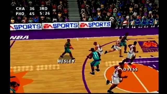 NBA Live 99 PSX Gameplay - NBA on TNT - NBA Finals - Charlotte Hornets @ Phoenix Suns смотреть онлайн