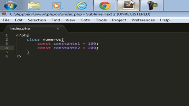 Curso 03 PHP Orientado a Objetos - Constantes dentro de las clases PHP смотреть онлайн