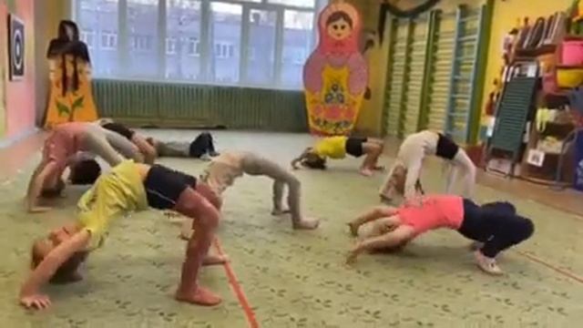 Открытый урок по художественной гимнастике. смотреть онлайн