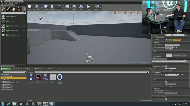 Making Game Ready AI | 01 | Live Training | Unreal Engine смотреть онлайн