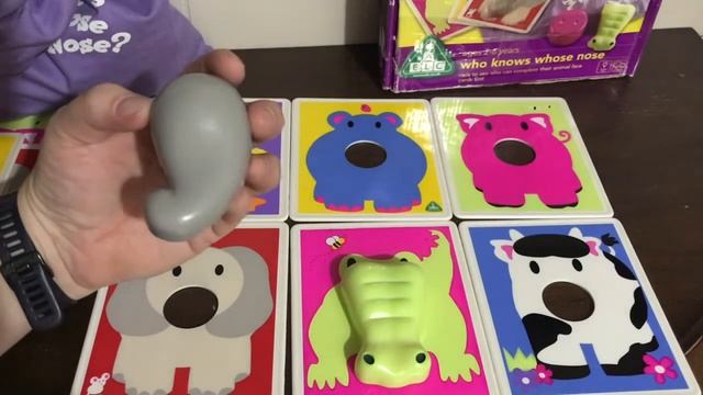 Who Knows Whose Nose? Game for Speech & Language goals - ELC Preschool - ASD - Early Learning Gam смотреть онлайн