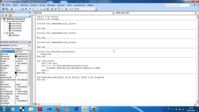 Vba excel How to manipulate or edit Sheets using userforms смотреть онлайн
