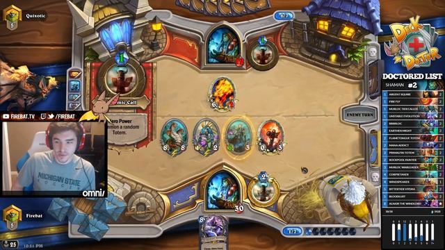Witchwood Deck Doctor w/ Firebat: Mana Addict Elemental Shaman смотреть онлайн