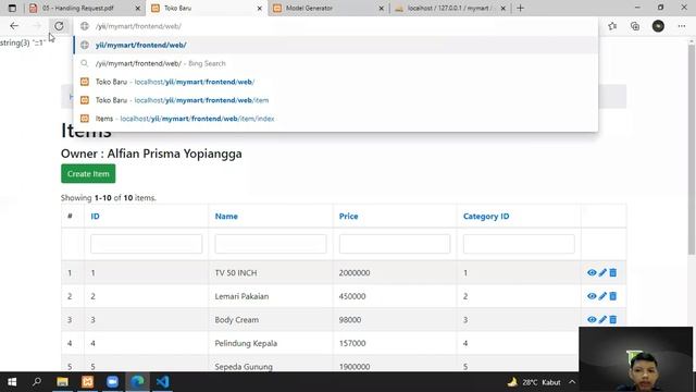 LATIHAN - Handling Request YII2 Framework смотреть онлайн