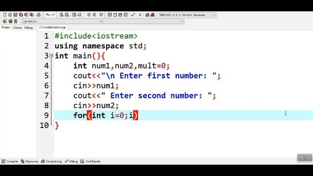 How to multiply two numbers without using multiplication operator in C++ смотреть онлайн