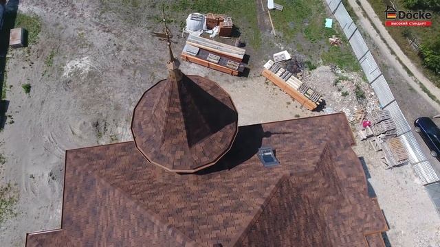 Мягкая кровля Döcke PIE (Дёке ПАЙ), Серия PREMIUM, Коллекция Саппоро, Цвет Кофе смотреть онлайн