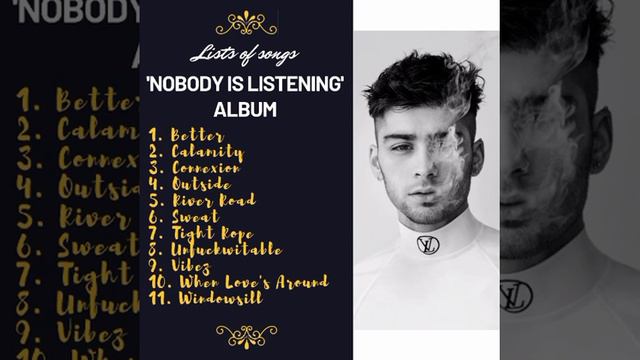 Zayn Malik - 'Nobody Is Listening' Full Album | Non Stop Playlists
