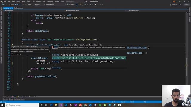 Microsoft Graph API Using Managed Service Identity смотреть онлайн