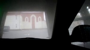 Автомойка RobotCarWash из салона автомобиля