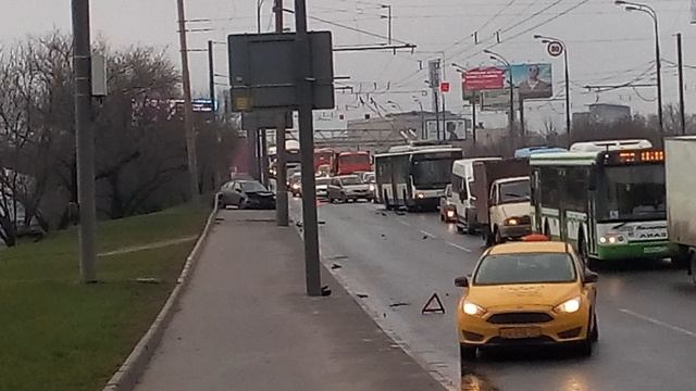 Авария встречная Волгоградский проспект смотреть онлайн