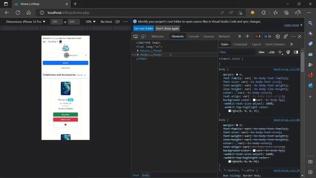 Designing a dynamic responsive homepage using HTML, CSS, Js and Bootstrap | Web Project Task 06 смотреть онлайн
