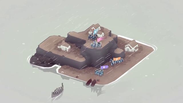 ХАРДКОРНАЯ ОБОРОНА ЛИШЬ ТРЕМЯ ОТРЯДАМИ! - Bad North / Эпизод 4 смотреть онлайн