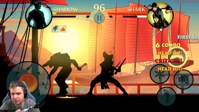 Shadow Fight 2. Beating Wasp in Interlude. VERY ANNOYING BOSS! Claws are OP! смотреть онлайн