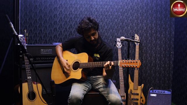 kaysen k aj 12 string Bangla guitar review by RNG Music Guitar shop in bd смотреть онлайн
