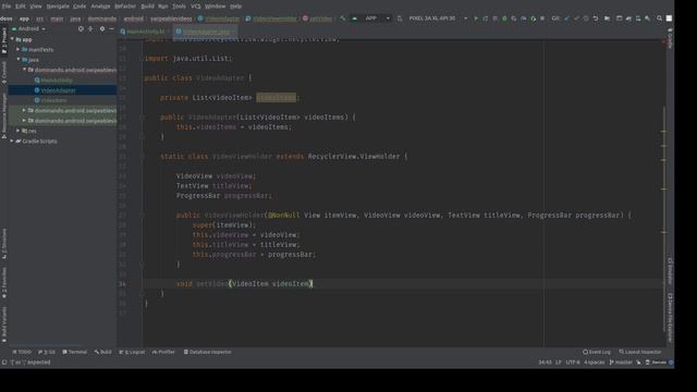 Swipeable Videos in Android Studio | Material Design | ViewPager2 | Java смотреть онлайн