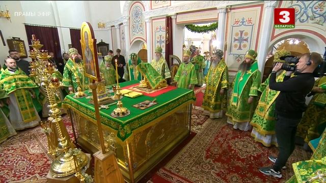 Богослужение в Спасо-Евфросиньевском монастыре г. Полоцка (Беларусь 3, 05.06.2023) смотреть онлайн