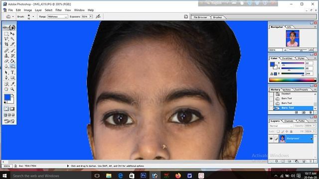 create very essy passport size picture with adobe photoshop 7 0 смотреть онлайн