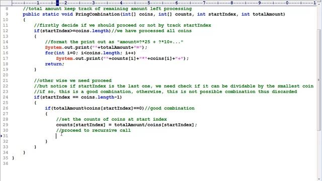 Programming Interview 14: Print all possible combinations of coins per change amount смотреть онлайн