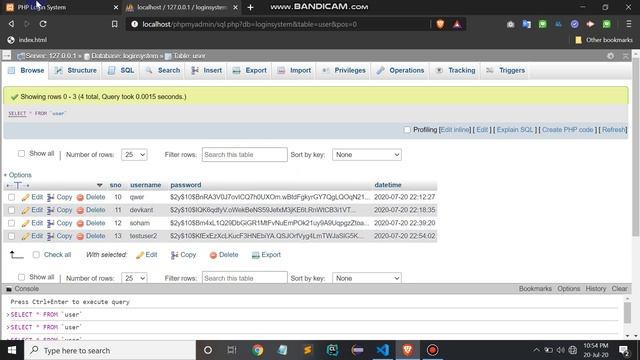 Login System(PHP Project-1) смотреть онлайн