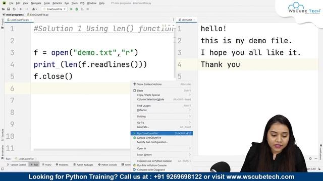 How to Get the Line Count of a File?? | Python Program [English] смотреть онлайн