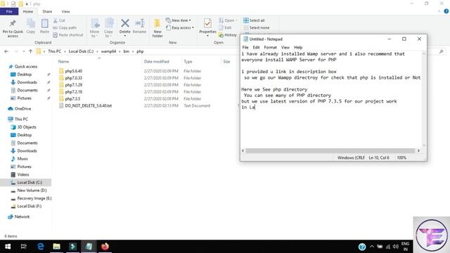 How to Set PHP Environment in Windows | Installation Of PHP смотреть онлайн