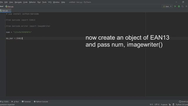 Python - python-barcode Module || Generate Barcode using Python || смотреть онлайн