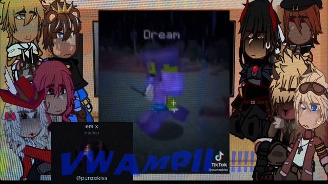 DSMP / MCYT Reacts to dream || DREAM SMP | C! Tommy, C! TUBBO & More C! Characters смотреть онлайн