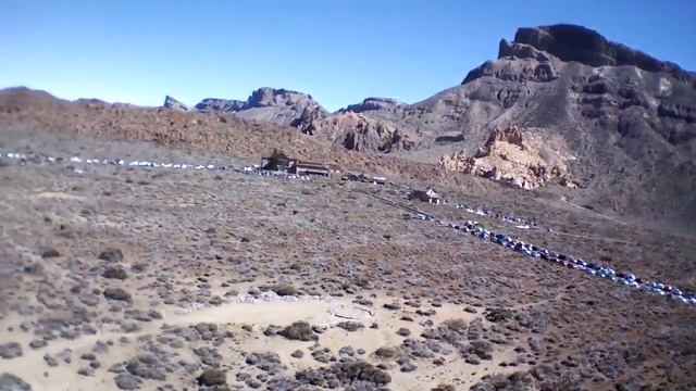 AR.Drone 2.0 Flying The GOD'S FINGER, Teide National Park Tenerife Canary Islands смотреть онлайн