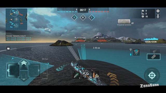 ZONAGAME - World of Warships Blitz (Первое Знакомство) смотреть онлайн