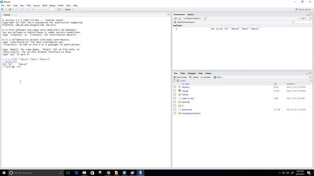 R Programming Numeric Index Vector смотреть онлайн