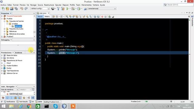 Java Netbeans: Mostrar/Imprimir mensaje por Pantalla | System.out.println(); смотреть онлайн