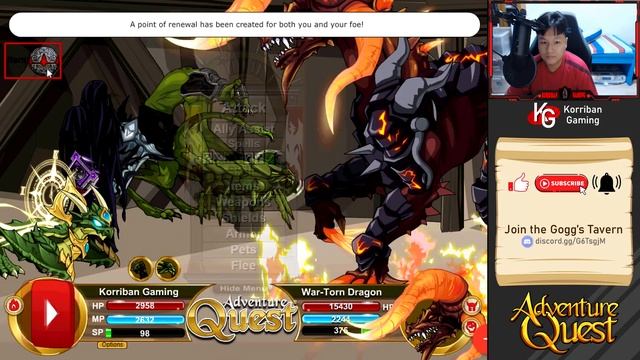 AQ | Adventure Quest | Battleon | The most annoying fight in the game period Ep16 смотреть онлайн