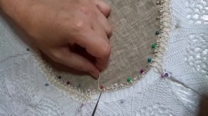 Как присоединить ткань к вязанию