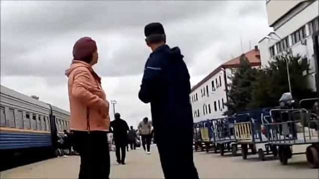 Поезд «Казахстан» 007Р Алматы — Уральск в Актобе ч. 3 Train 