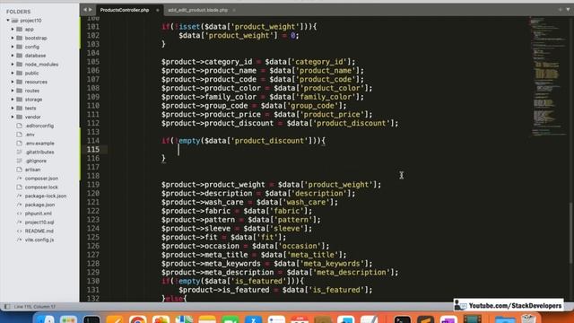 Laravel 10 Tutorial #52 | Manage Products (IX) | Calculate Product/Category Discount смотреть онлайн