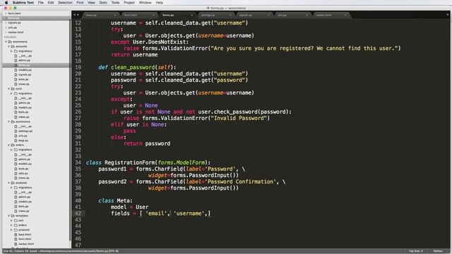 Django tutorials for beginners - 44 Registration Form смотреть онлайн
