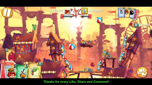 Angry Birds 2 [AB2 ]Arena Winning Streak Magic Slide Bridge смотреть онлайн