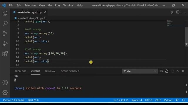 Create NdArray Object and Multi Dimensional Array ?| Part 2 | NumPy Tutorial смотреть онлайн